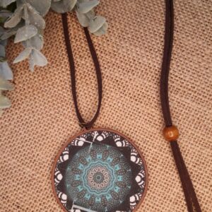 Colar Mandala G azul