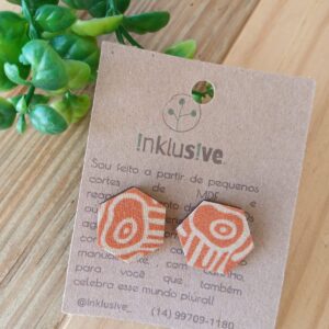 Brinco mdf hexágono